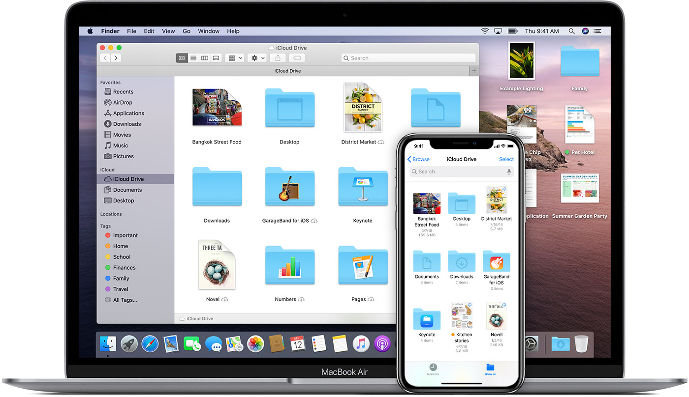 Download folders from icloud to macbook
